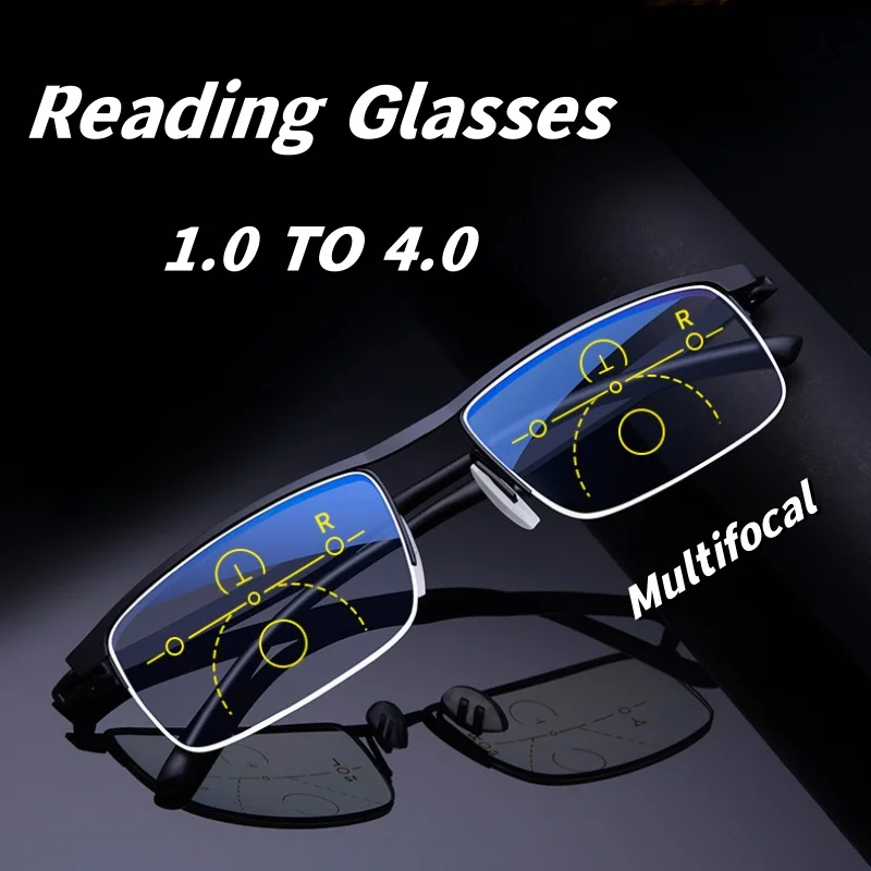 Oculos-de-leitura-multifoco-armacao-de-metal-tr-ultraleve-anti-luz-azul-oculos-para-presbiopia-de-dupla-finalidade-para-uso-proximo-e-distante