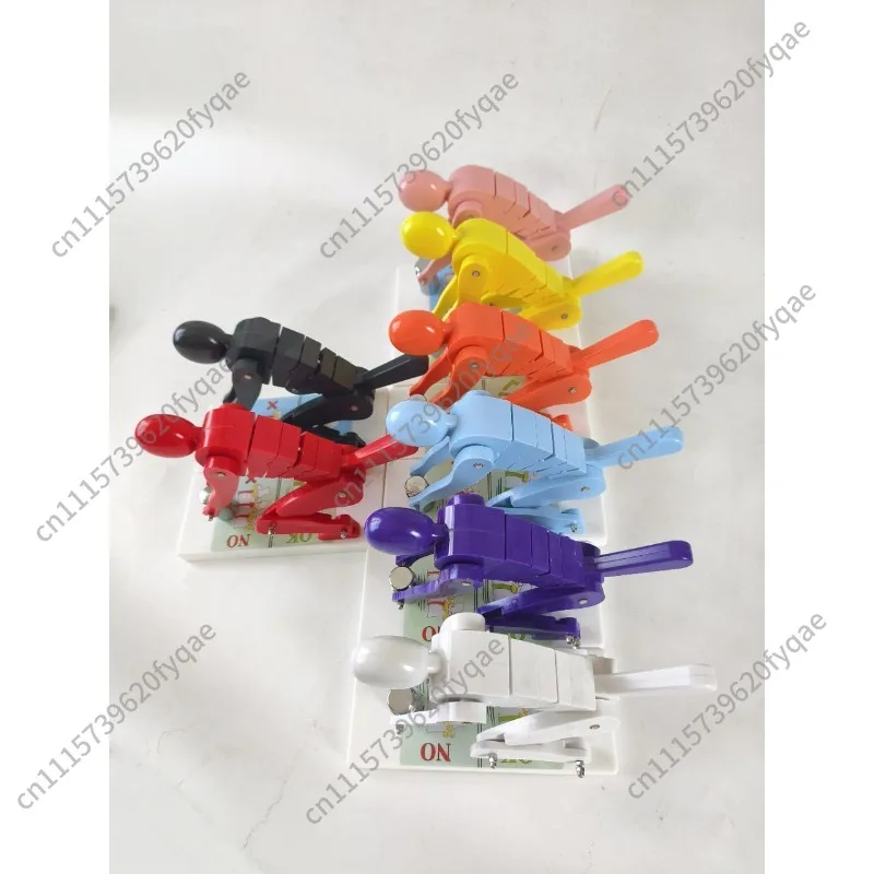 Medical Teaching Spine Force Demonstration Model Weight Lifting Human Model with Base Bracket(random color)
