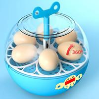 6 Eggs Incubator Visible Egg Hatching Machine for Farm Supply Chickens Goose