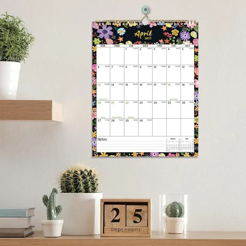 Wall Calendar 2025-2026 Vertical Monthly Wall Calendar Large Blocks From January 2025 To June 2026 Desk Calendar Thick Paper