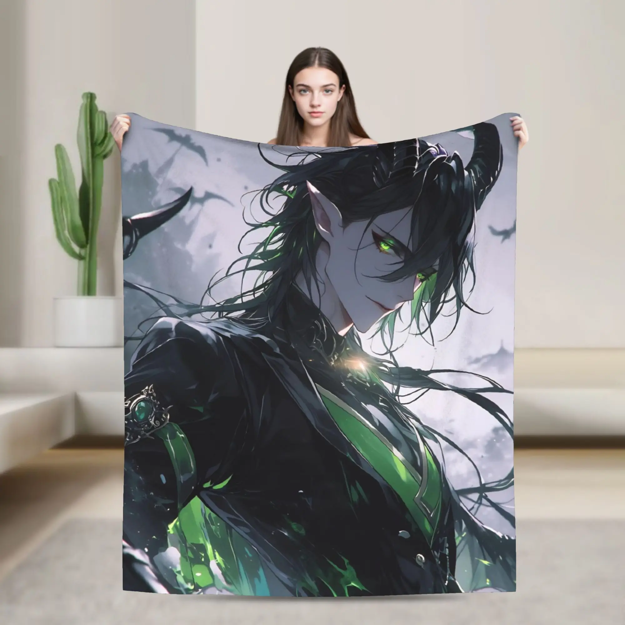 T-Twisteds Game W-Wonderlands Fleece Throw Blanket Cartoon Anime Game Blanket for Bed Bedroom Super Soft Quilt