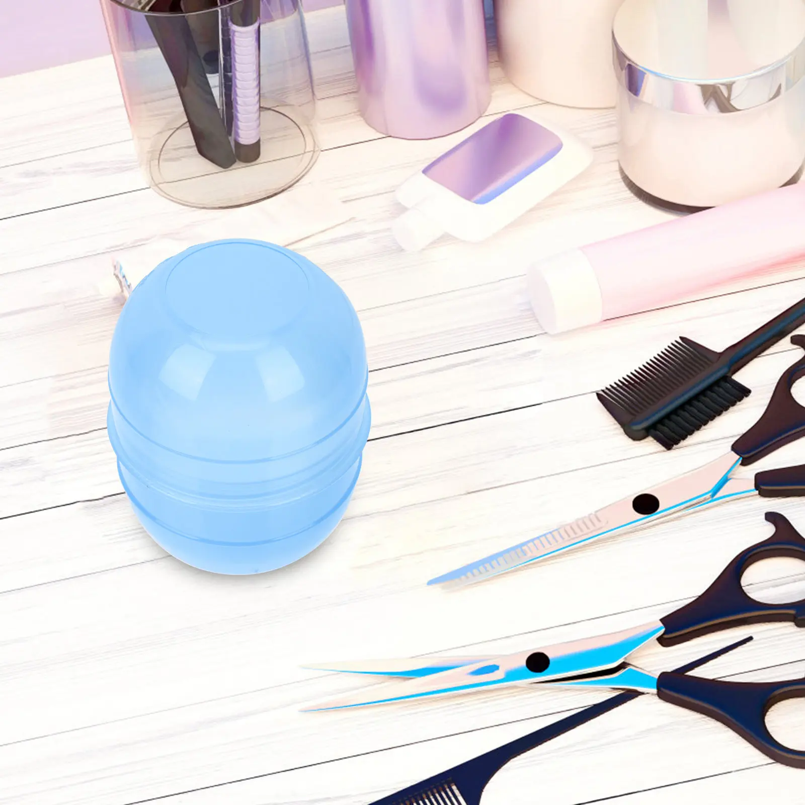 2Pcs Hair Dye Mixing Cup Hair Coloring Shaker Salon Hairdressing Tint Shaking Cup Precise Measurement Barber Shop Supply