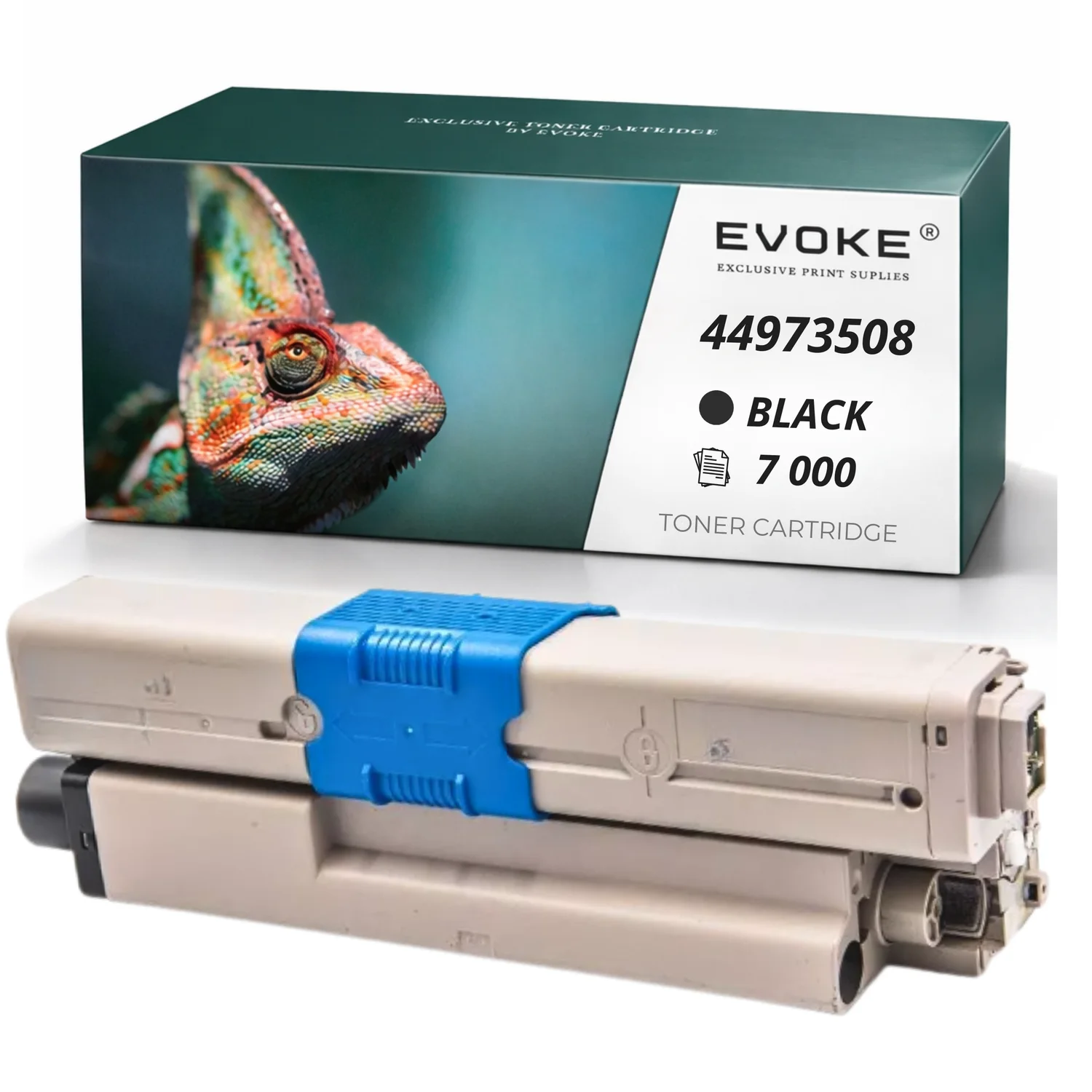 Evoke Compatibele Toner voor Oki Oc531B 44973508 Zwart 7000 Pagina's C510Dn C511Dn C530Dn C531Dn Mc561 Mc562Dn