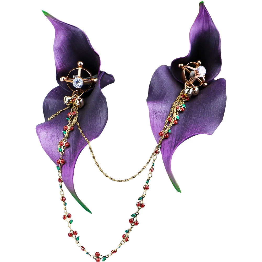 SXM جديد الحلمة المشابك الإناث الصدر تحفيز الجسم ملحقات السلسلة BDSM لعبة الحلمات إغاظة يمزح الجنس لعب للنساء