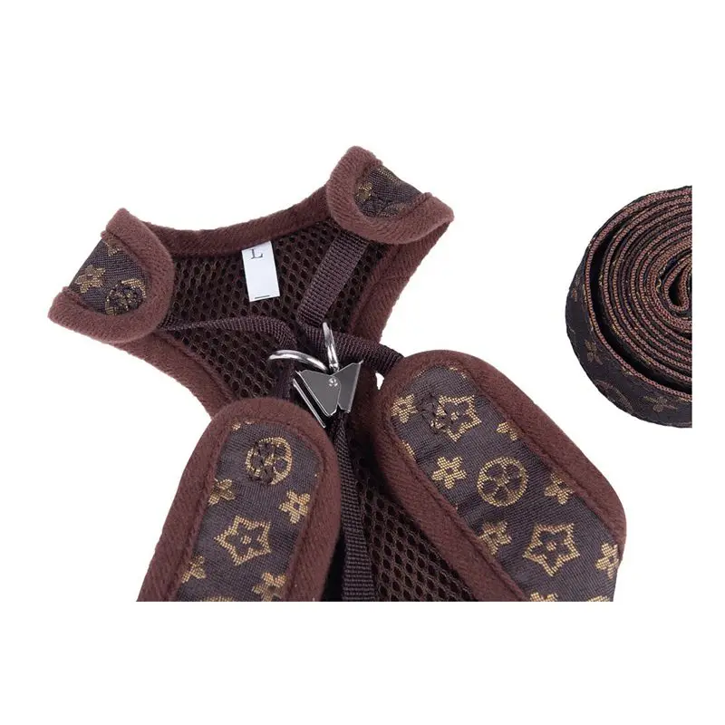 Newest Adjustable Pet Leash Fashions Coffee Color Cat /Dog Carrier Cover Kawaii Plush Animals Tow Rope Walk A Dog On A Lead