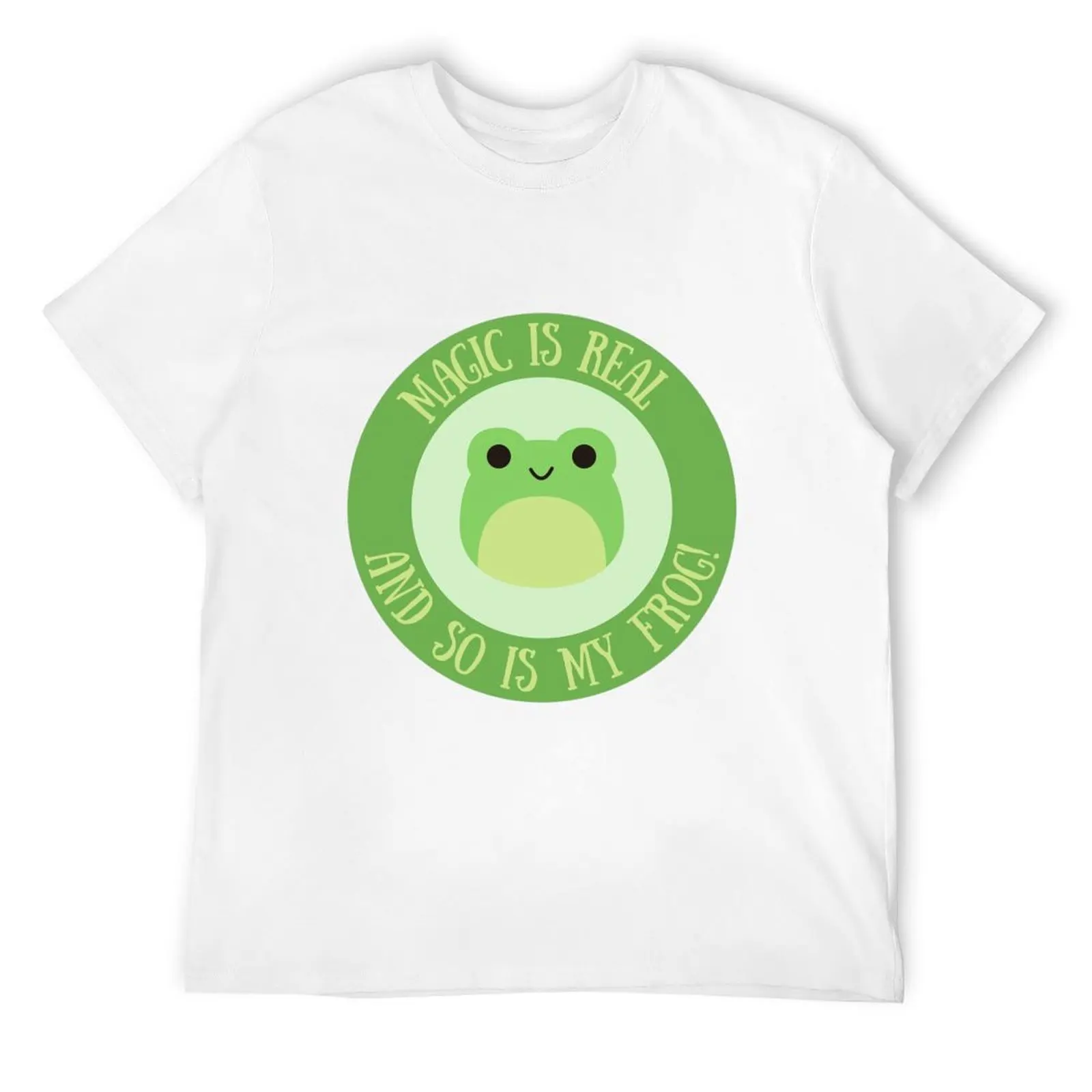 Magic is real and so is my frog! - Fantasy High T-Shirt cute tops plus sizes anime tshirt T-shirts man Men's t-shirts