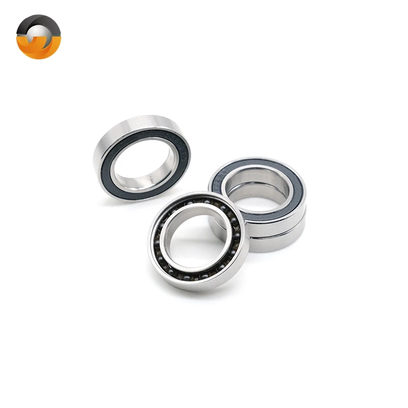 Bearings S6802-2RS CB (1 PC) 440C 6802RS Stainless Steel Rings With Si3N4 Ceramic Balls Bearing 15x24x5 mm S6802RS