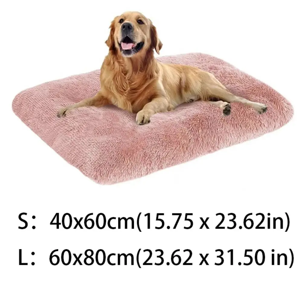 Capa de cama para gatos, cobertor macio de pelúcia para inverno, veludo, antiderrapante, cobertor de cama para cães, respirável, confortável, tapete de dormir para animais de estimação