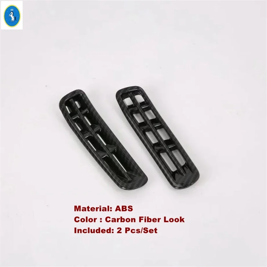 Carbon Fiber Gear Box / Pillar A Air AC / Door Bowl / Lift Button Panel Cover Trim Accessories For Ford Focus MK4 2019 - 2022