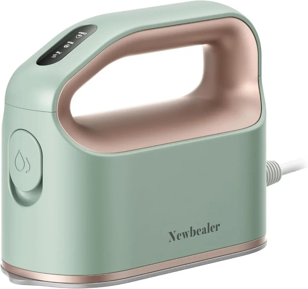 Plancha de Vapor, Plancha de Ropa con Vapor Turbo Continuo, Vapor Horizontal y Vertical a 360 ° , Calentamiento Rlogio de los años 45