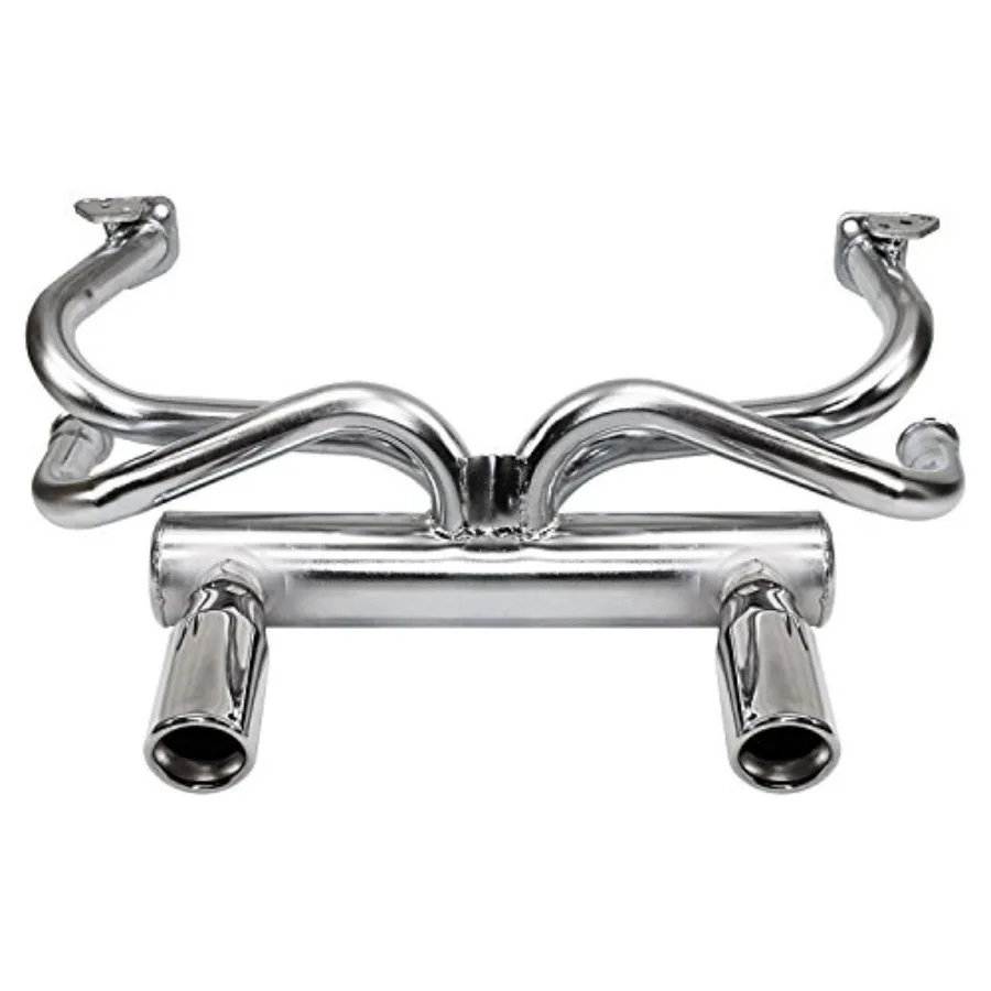 Sistema de escape de 2 puntas para un rendimiento mejorado y sonido de graves profundos en aplicaciones compactas de sedán y automóviles deportivos Motor mejorado E