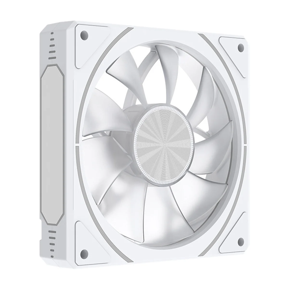 

ARGB Case Fan 120mm 5V 3Pin PWM Silent PC Computer Case Cooling Fan CPU Cooler for Desktop Computer White