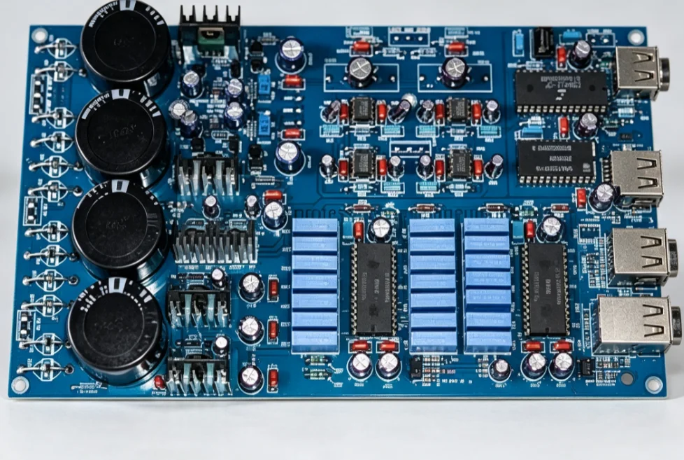 Kit Dual TDA1541 DAC Decoder Coaxial Input RCA Output (without IC)