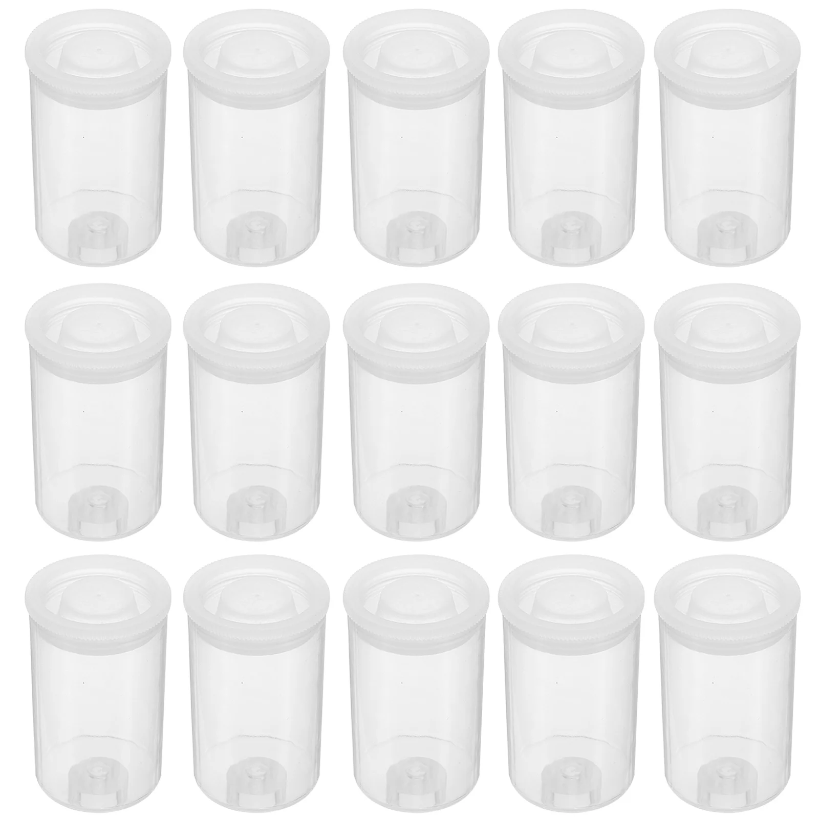 30Pcs Plastic Storage Box Roll Film Case Bait Case Portable Fishing Lure Storage Container Durable Organizer Bait Box