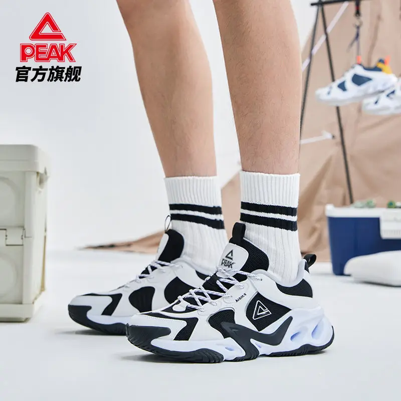 Szczyt męskie buty na co dzień lato nowe skórzane doszywana siatka odporne na odzież oddychająca amortyzujące praktyczne buty sportowe
