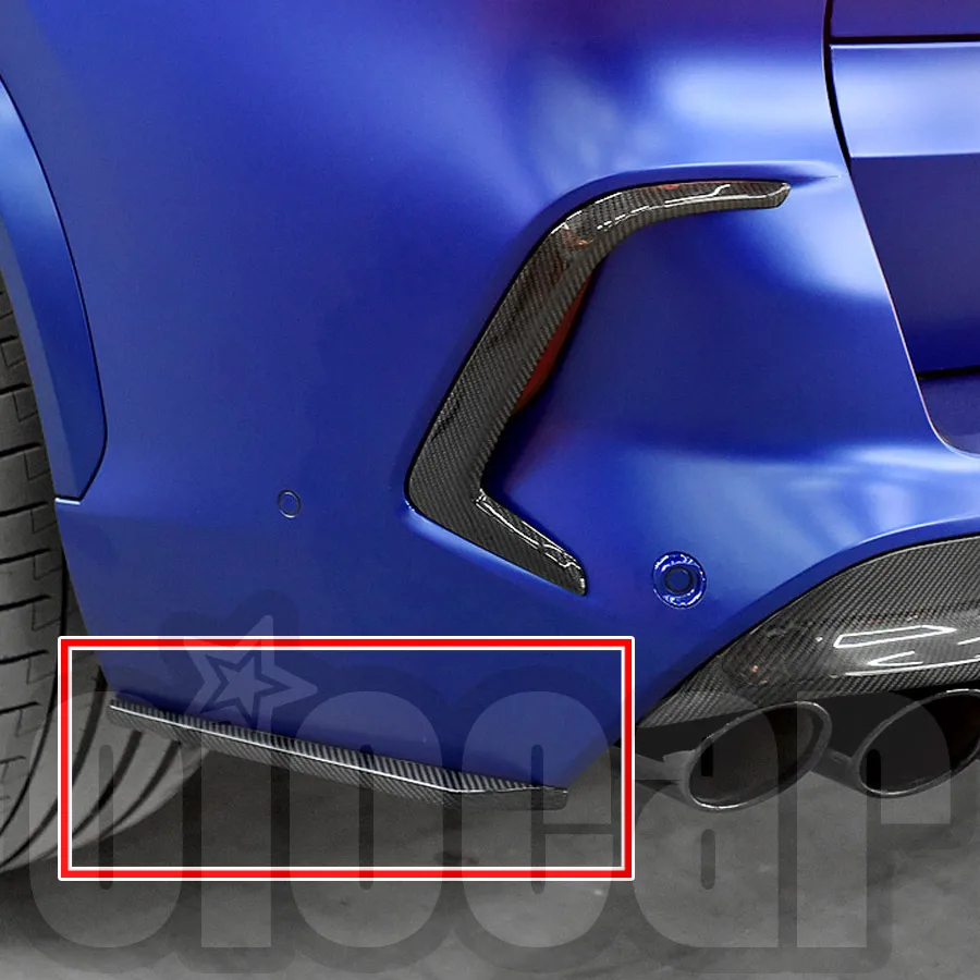 

Накладки на задний бампер из сухого карбона в стиле MH от oiomotors для BMW F95 X5M
