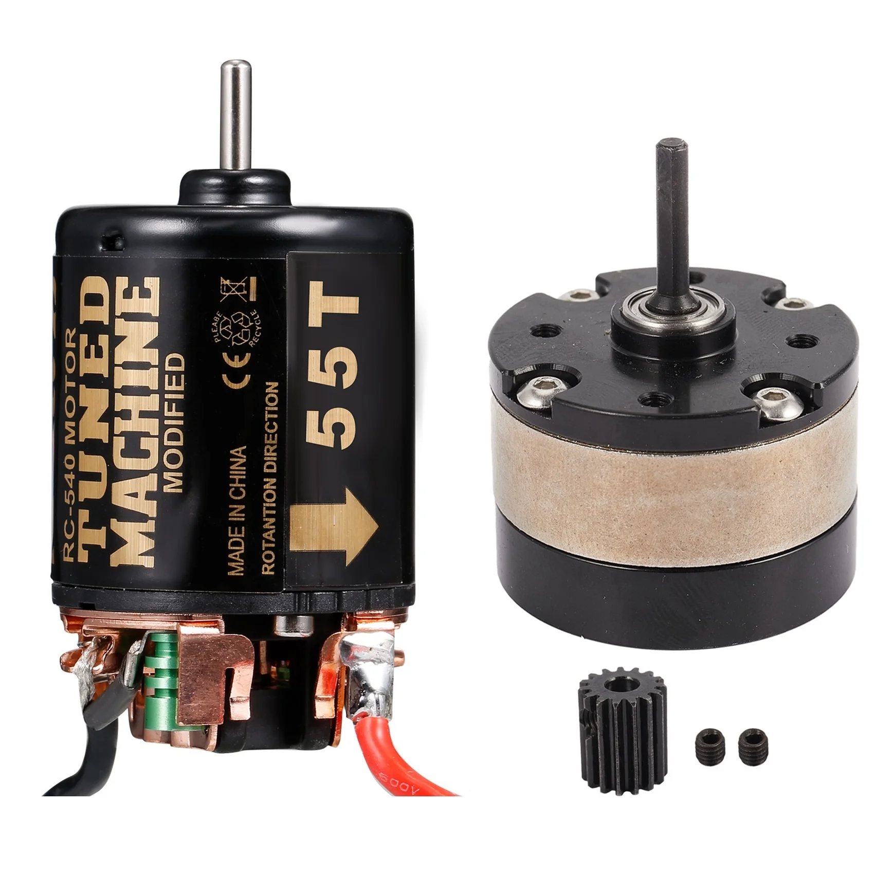 

540 Brushed Motor and 1:4.2 Ratio Reducer Planetary Gearbox Transmission Box for 1/10 RC Crawler Car Axial SCX10 TRAXXAS TRX4