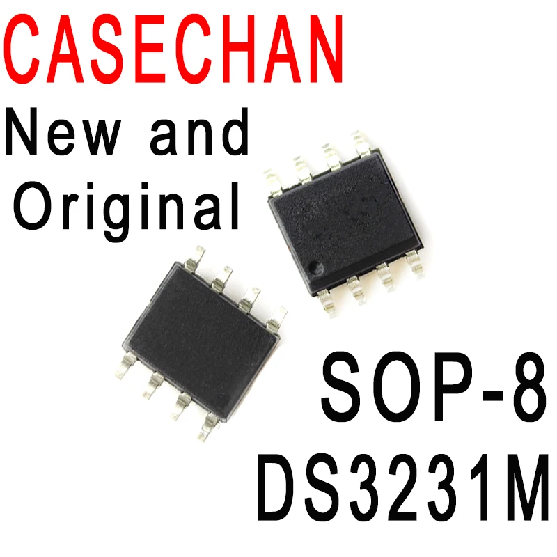 

5 шт., новинка, оригинал, 100% качество, DS3231 DS3231MZ DS3231MZ + SOP-8 SMD, чип часов в режиме реального времени, IC DS3231M