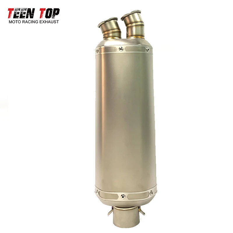 51mm Universal Motorbike Exhaust Muffler Versys650 TRK502X TMAX500 800MT R25 FZ6N Exhaust Tailpipe Escape Moto Muffler DB Killer - view 6