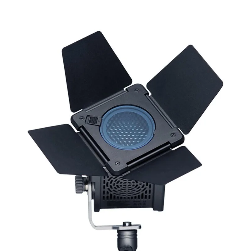 باب الحظيرة مع شبكة قرص العسل 4 مرشحات جل ملونة 4 أوراق Barndoor لـ Mini Bowens Mount Video Light عاكس قياسي #6