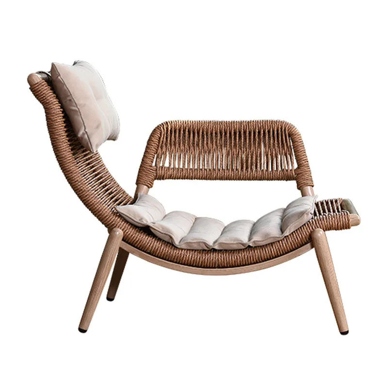 Rocking chair rattan chair, balcony escape chair recliner, adult leisure elderly chair
