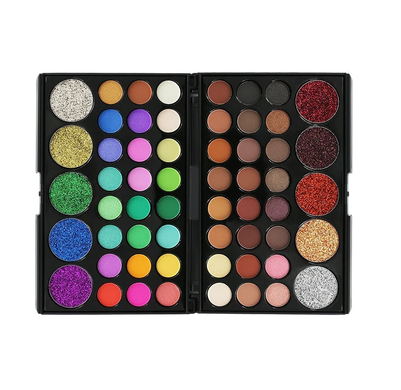 POPFEEL 29 Colors Eyeshadow Palette Nude Earth Tone Smoky Makeup Matte Pearl Glitter Diamond Shimmer Eye Shadow Palette
