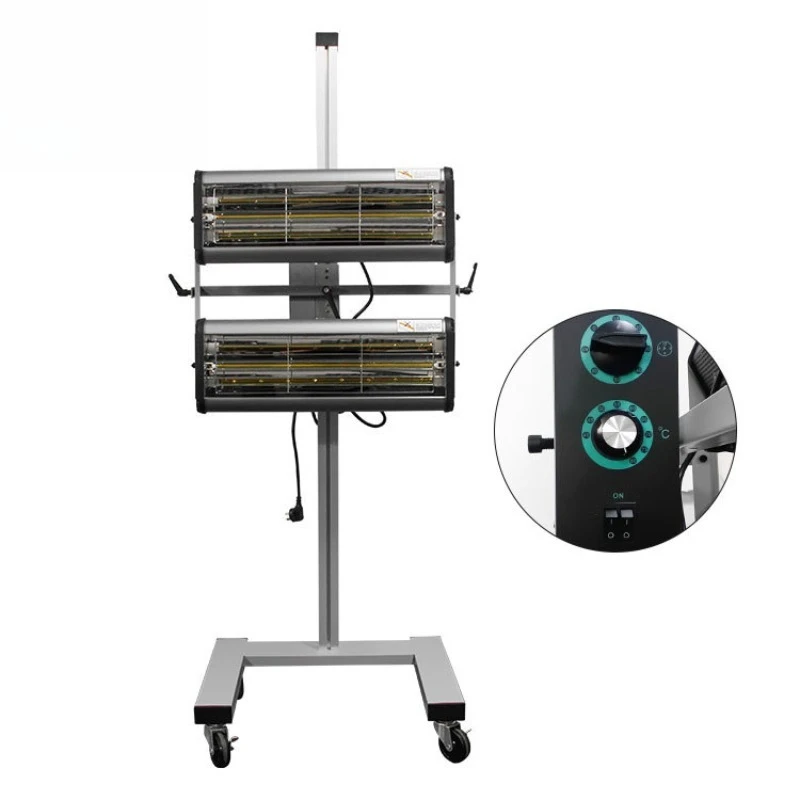 

Two-lamp infrared lamp Automotive lamp machine Mobile high temperature drying