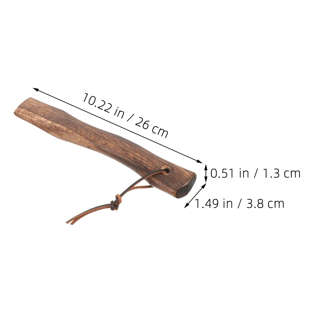 

Mini Axe Wooden Replacement Non-Skid Sturdy Grip For Hatchet Repair Outdoor Axe Wood Handle Camping Wood Cutting Tool