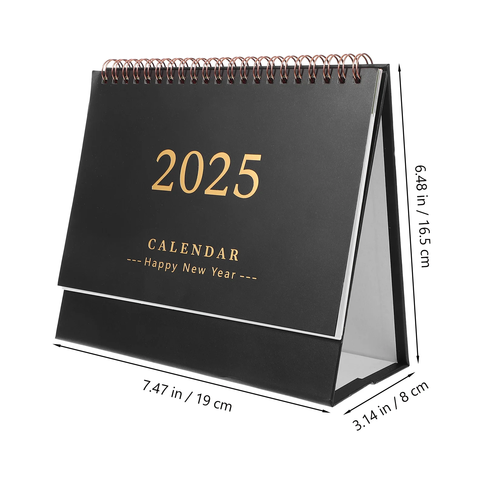 سطح مكتب صغير 2024-2025، تقويم مكتبي قابل للطي مع سلك مزدوج ملزم ومنظم سطح الطاولة الأسبوعي للمكتب