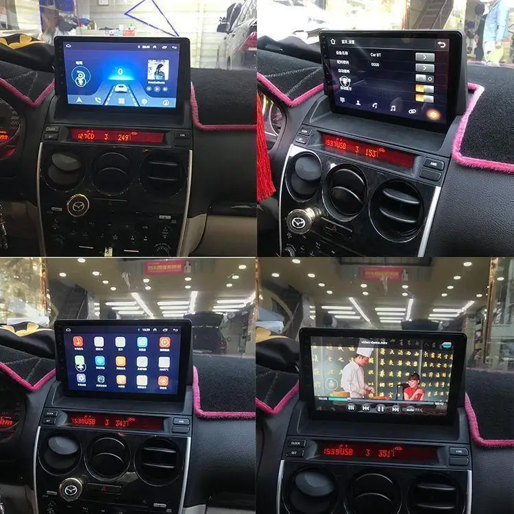 

10.25 Inch QLED 8+256GB Android Car GPS Navigation Multimedia Radio Player For Mazda 6 2004 - 2015 Carplay 4G Android Auto