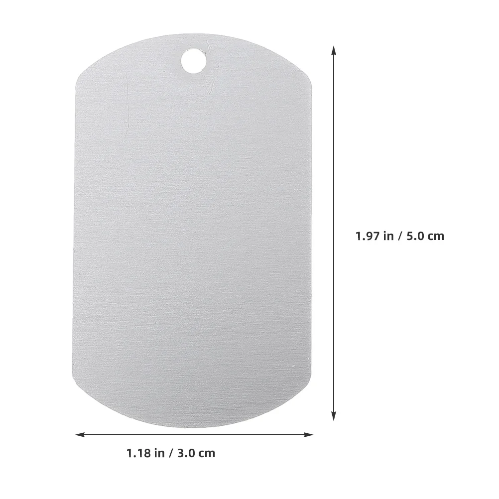

30Pcs Aluminum Pet Tags Blank Dog Tags for Engraving Puppy Id Name Tag Metal Stamping DIY Craft Jewelry Supplies