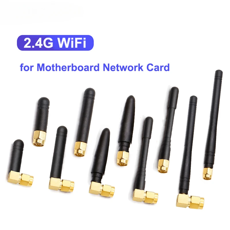 

1pcs 2.4G WiFi Antenna Bluetooth ZigBee Signal Booster 4dbi External High Gain Antenna Amplifier for Motherboard Network Card