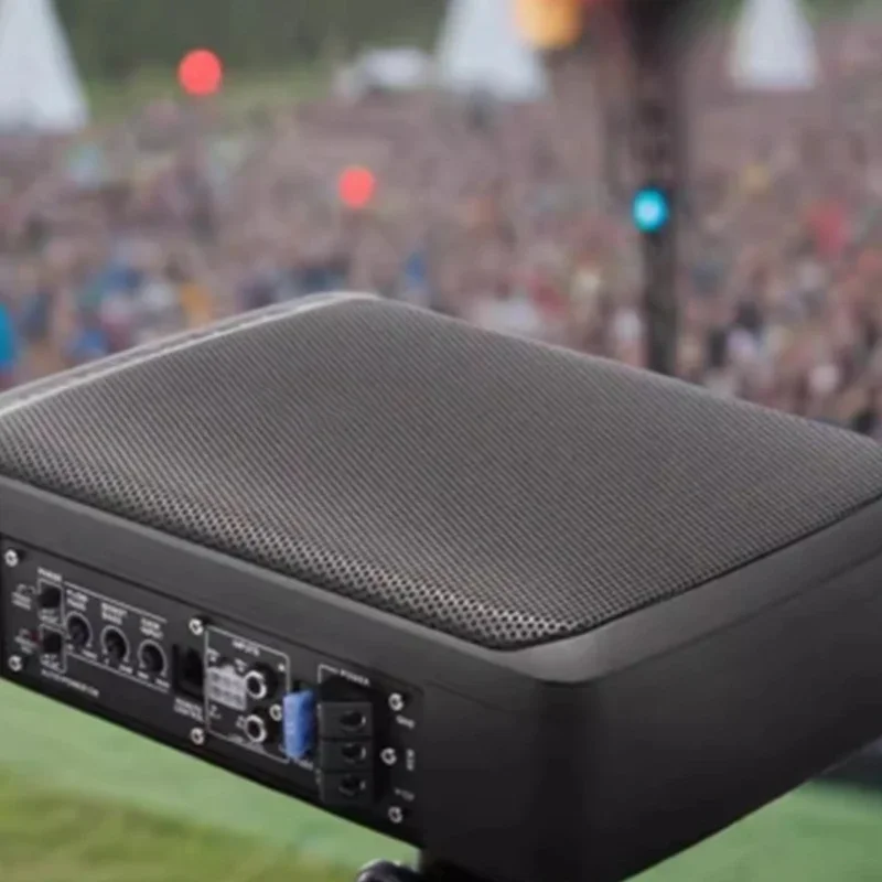 Nuovo subwoofer per auto Sedile per auto in lega di alluminio sotto subwoofer per auto attivo ultrasottile