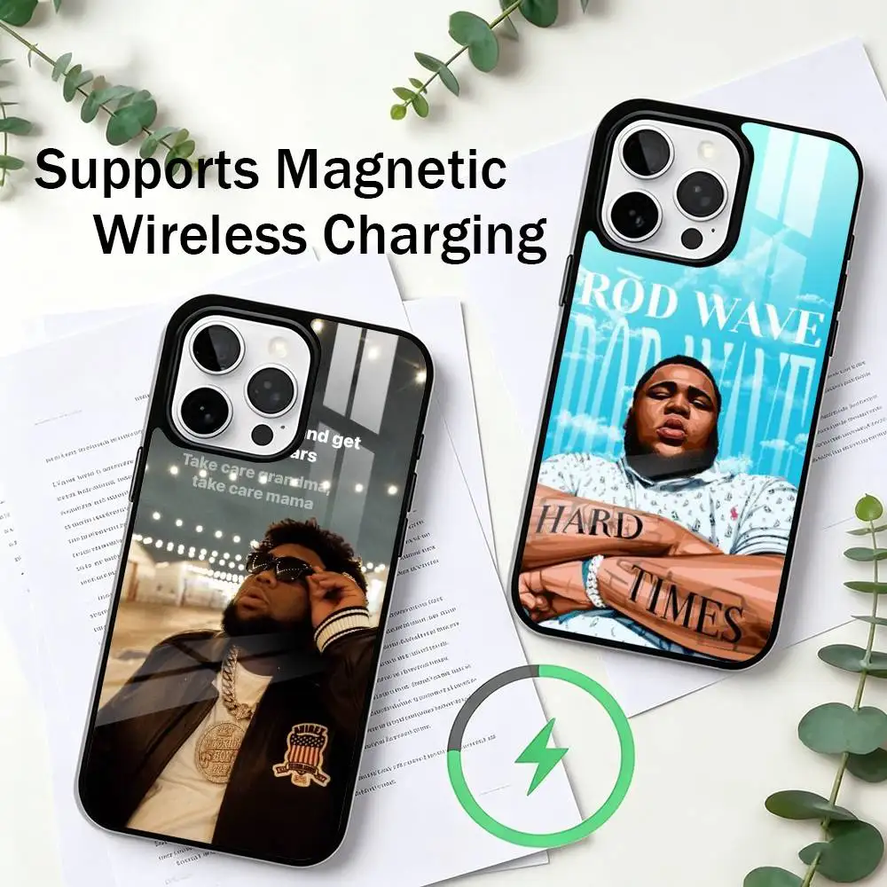 Popular Rapper R-Rod wave Phone Case For iPhone17,16,15,14,13,12,11 Plus,Pro Supports Magnetic Wireless Charging