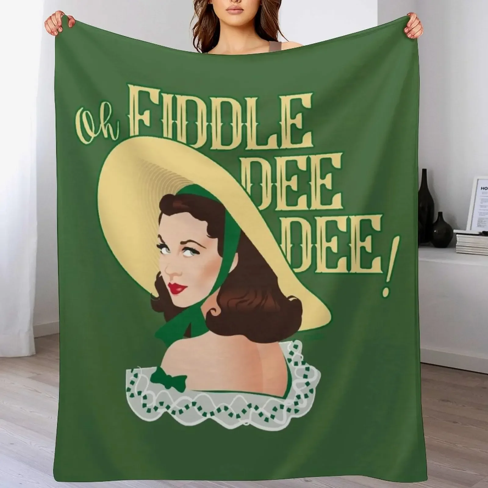 Fiddle-dee-dee! Throw Blanket Comforter Soft Summer Moving Blankets