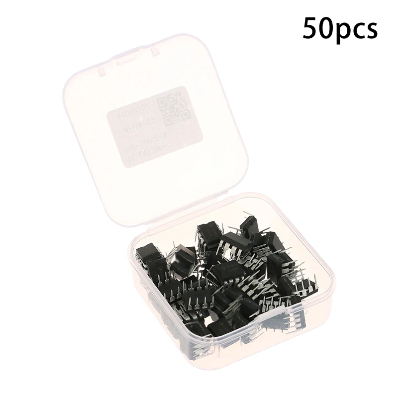 50Pcs/Box LM358P Dual Operational Amplifiers Directly Inserted DIP8 Integrated Circuits Electronic Kit LM358 LM393 NE555