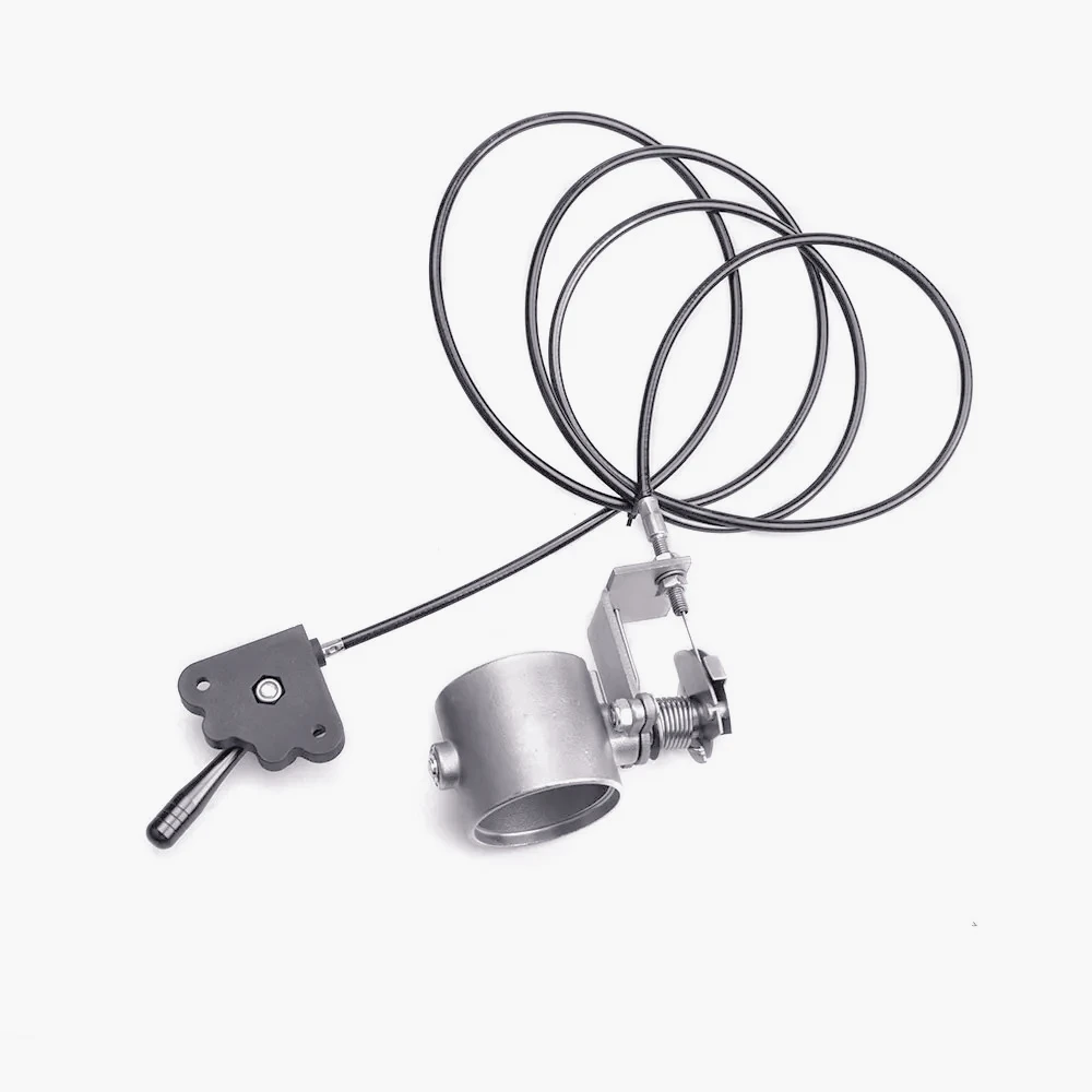 

Universal Motorcycle 2" / 51mm 60mm Manual Operation ​Exhaust Cut Out Valve Exhaust Pipe Muffler Kit Support Welding Waterp