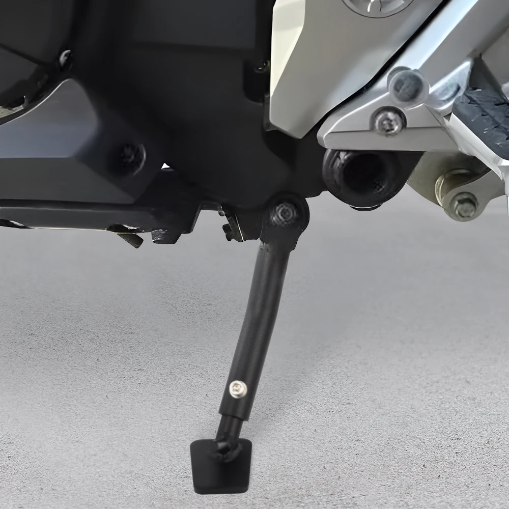 Motorcycle Adjustable Kickstand Steel Side Stand Holder Parking Rack Support Foot NC750X 2021 2022 2023 2024 2025 2026 For Honda