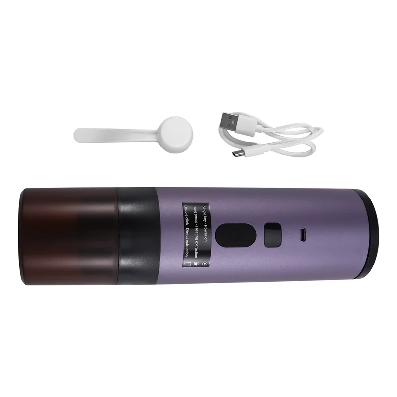 

A05G-Портативная беспроводная кофемашина для эспрессо, автомобильная электрическая кофемашина для капсул и молотого кофе