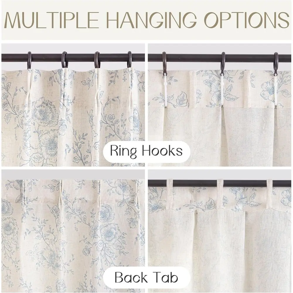 ستائر زرقاء مطوية من إسفنج الذاكرة، 84 طول، تصفية خفيفة، 40 وات × 84 لتر، لغرفة المعيشة، طراز المزرعة