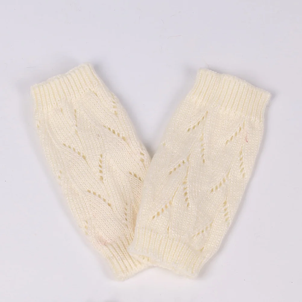 

Зимние вязаные нарукавники-перчатки без пальцев для женщин: теплые, мягкие, дышащие, вязаные крючком. Идеальный подарок для холодной погоды.