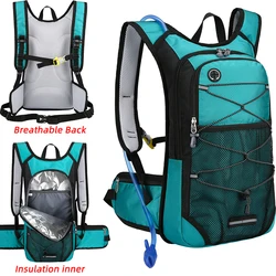 Mochila impermeable para bicicleta, bolsa de agua para deportes al aire libre, correr, escalada, senderismo, hidratación, paquete de almacenamiento, 13l