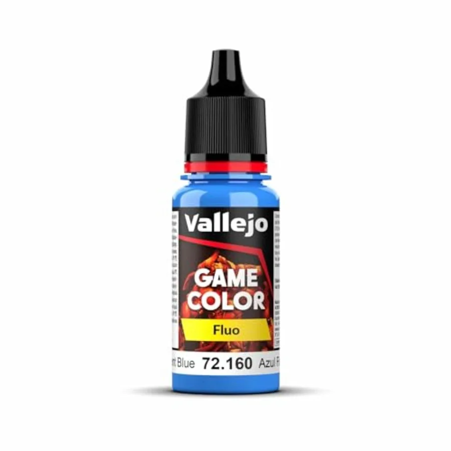 

- Game Color Fluorescent Blue Paint Perfect for Airbrushing and Great Adhesion to Figurines and Scale Models 17 ml 0, 58 fl.oz.