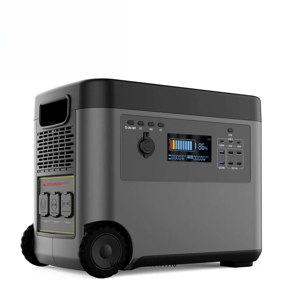 

Solar Wireless Charging Outdoor Camping Generator Backup All in One 2500w 3000w 5000w Portable Power Station