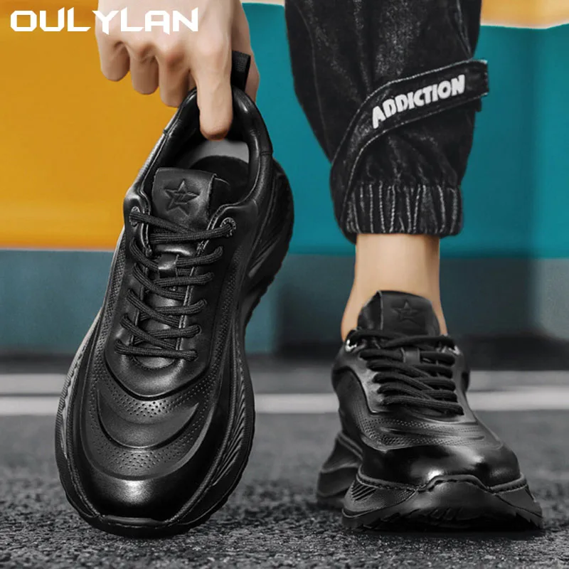 

Oulylan Sneakers Casual Men Shoes Fashion Tennis Skateboard Platform Sports Hiking Designe Leather Loafers Running Outdoor
