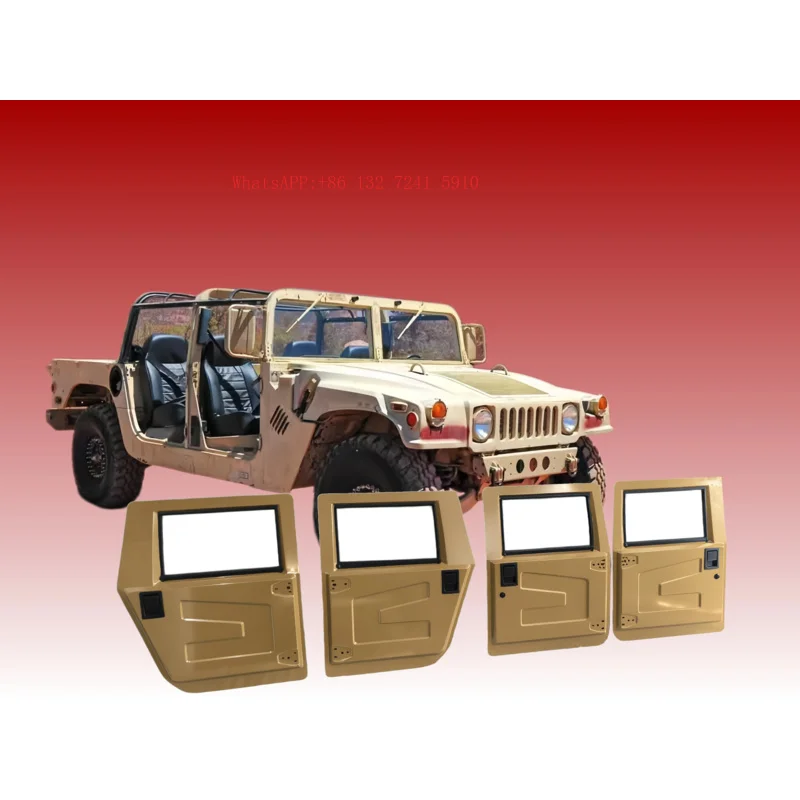 Series  Desert Yellow Four Door Assemblies Without Hinges Without Locking Cores