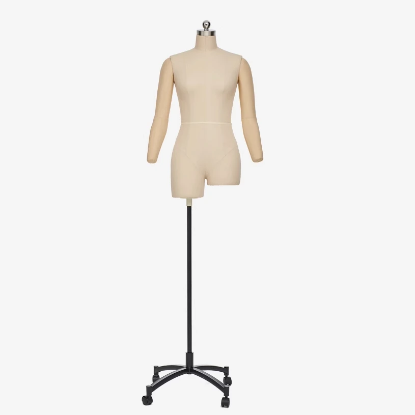 Mannequin Body for Clothes Design Professional Auxiliary Model Sewing Female Tailor Model Bust Dress Form Stand Metal Base