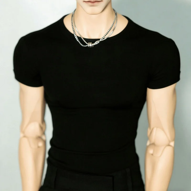 

BJD doll clothes - suitable for size 75 Uncle Short-sleeved top. Versatile basic tight T-shirt doll accessories