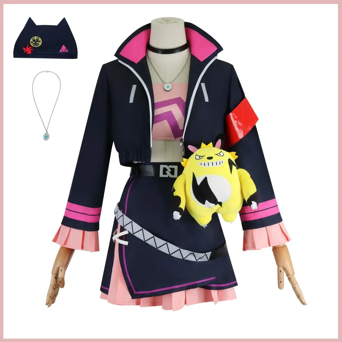 2024 New Anime Game Palworld Zoe Cosplay Costume Battle Dress Tops Skirt Performance Dress Daily Woman Sexy Lovely Carnival Suit