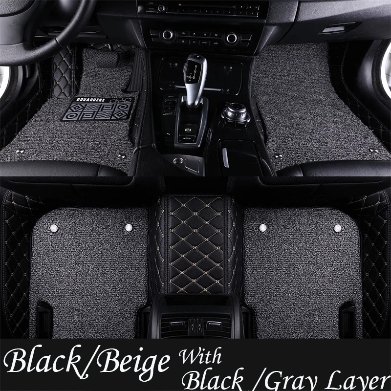 Factory Supply 7d Full Set Car Mats Use For Mercedes  ML GLK GLA GL CLA CLS CLK SLK GLE GLS  Moldels Car Floor mats